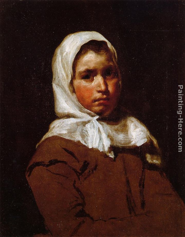 Young Peasant Girl painting - Diego Rodriguez de Silva Velazquez Young Peasant Girl art painting Young Peasant Girl painting - Diego Rodriguez de Silva Velazquez Young Peasant Girl art painting